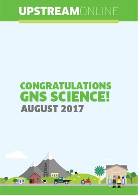 Congratulations GNS Science! - August 2017